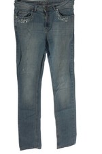 CHARLES VöGELE High Waist Jeans Damen Jeans Gr. DE 38 blau Casual-Look