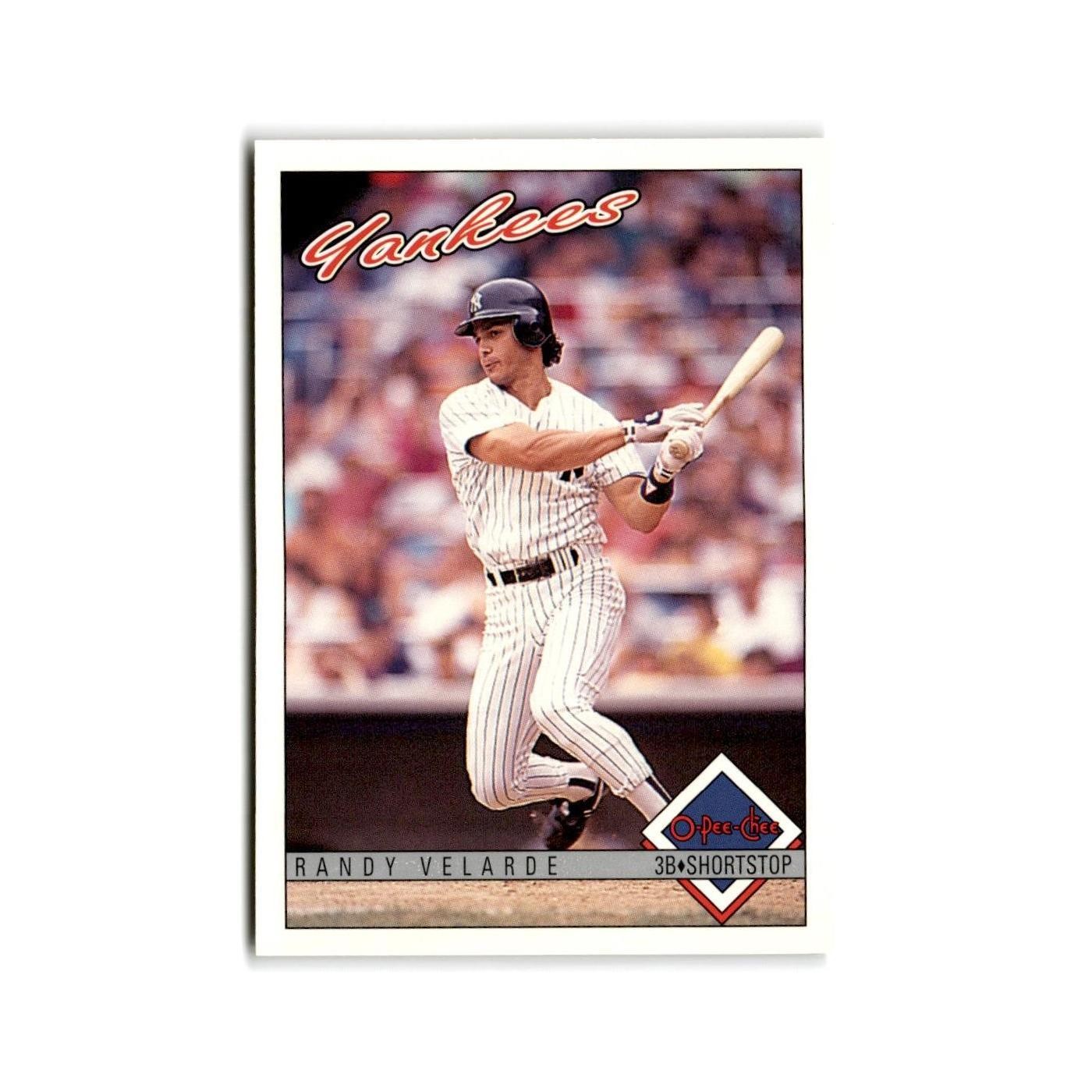 Randy Velarde 1993 O-Pee-Chee #337 New York Yankees Baseball Card NM