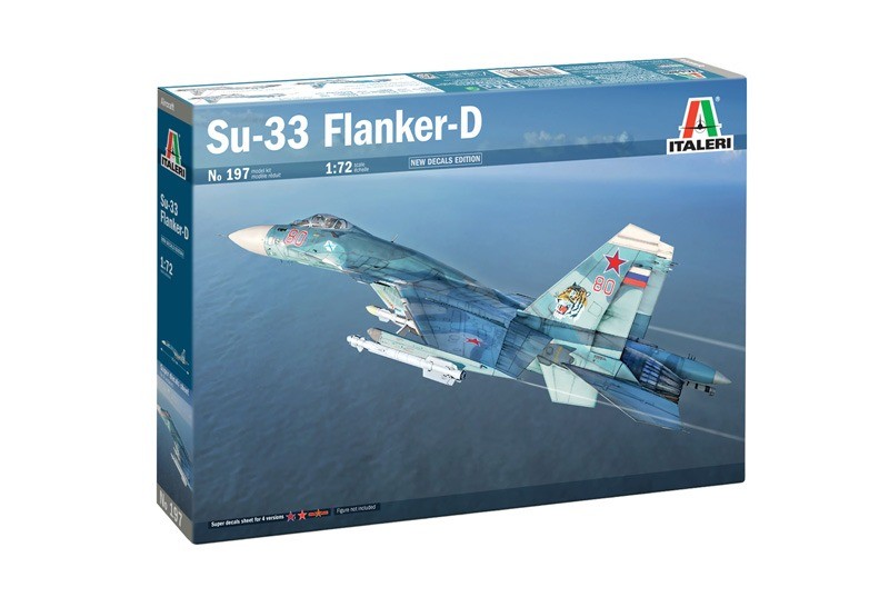 SUKHOI SU-27D Sea Flanker Italeri avion de chasse miniature maquette plastique à peindre 1/72