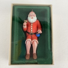Hallmark Keepsake Christmas Tree Ornament Santa Claus Papa Noel Toymaker Vintage