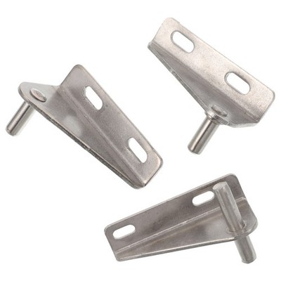 3 Pcs Kühlschranktürschleppschanier Edelstahlkühlschrank Kabinettstür Scharnier