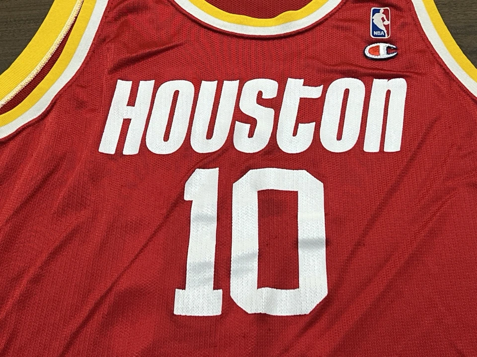 VTG Sam Cassell Houston Rockets Champion NBA Basketball Jersey - Sz. 48 - Image 2 of 4