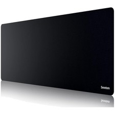 Big Gaming Mouse Pad - XXL Black Mat for Desk, 35.4x15.7 in