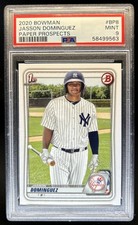2020 Bowman Jasson Dominguez 1st Prospect #BP-8 Yankees PSA 9