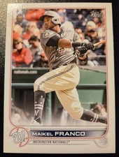 2022 Topps Update Series Baseball Maikel Franco #US179 Washington Nationals