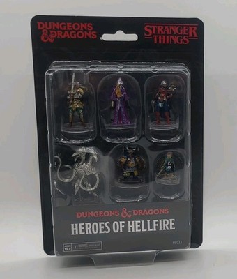 Stranger Things Dungeons & Dragons Heroes of Hellfire 6 Figure Set New!