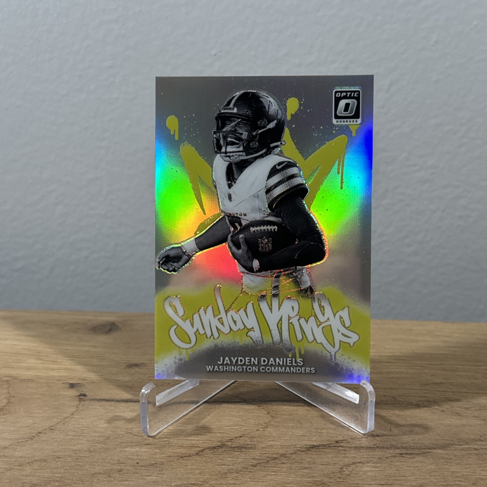 2025 Panini Donruss Optic Jayden Daniels Sunday Kings #13 Commanders