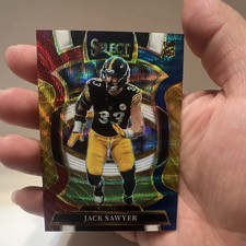Panini 2025 Revolution Jack Sawyer Steelers Rookie Prizm 085/399