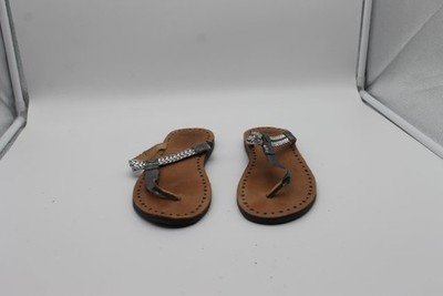 UGG Sandalen Gr.37 hellbraune Sohle mit silberner Schnürung Sehr gut #A0135