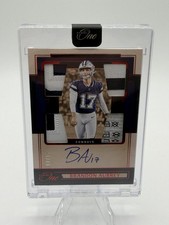 Brandon Aubrey 2024 Panini One #64 Red Quad Patch Relic Auto #/49 Dallas Cowboys