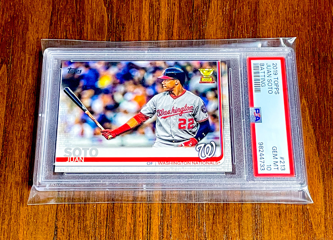 Juan Soto 2019 Topps #213⚾️⚾️⚾PSA 10 GEM MT⚾⚾⚾All-Star Rookie Cup⚾⚾⚾ThePennyGame