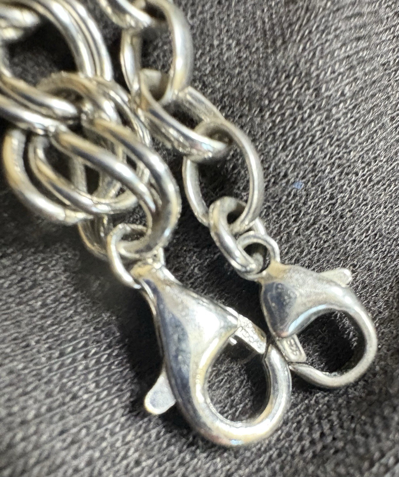 Sterling Silver Charm Bracelets 7.5” Ready for Ch… - image 5