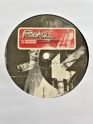 Freestylers & MC Navigator   Warning / Raize It Up 12'' Drum & Bass Vinyl 1998