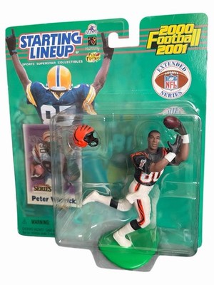 Starting Lineup 2000-01 Peter Warrick Bengals Kenner NFL MOC Figure Card