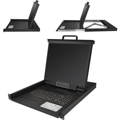 StarTech RKCONS1901 1U KVM Console 19in VGA Rack Mount