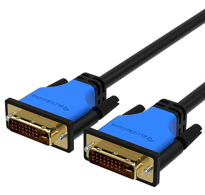 DVI to DVI Cable 10FT (High Resolution 2560X1600, DVI-D Cable 24+1 Dual Link, Go