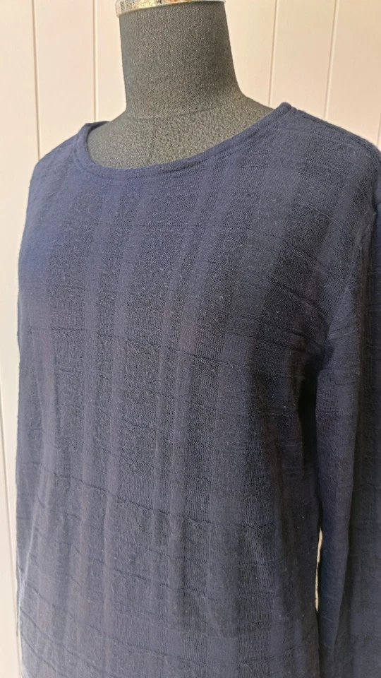 Plantation by Issey Miyake Japón Indigo Lana Azul Mezcla Unisex Mediana Camiseta Foto 2 de 4