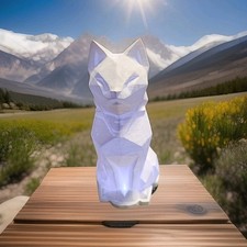 Kitty Cat Lamp 3D Printed With Remote