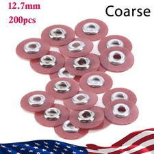 200PCS Dental Coarse Soft type Composite Polishing Finishing Discs 12.7mm