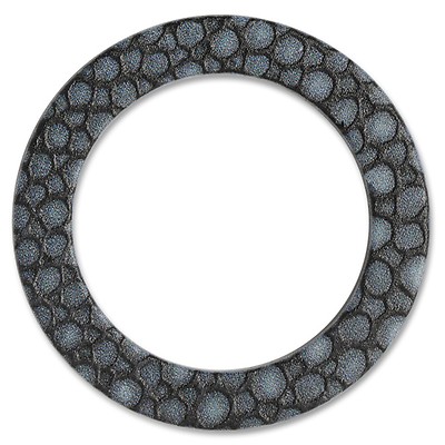 silberwerk. LOOP Außenring Acryl 29 mm - 39 mm blau Rochenoptik 2310120