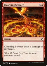 Magic the Gathering (mtg): GS1: Cleansing Screech  (x 4)