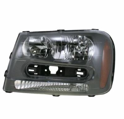 LH Driver Headlight w/Full Width Grille For 2002-2009 Chevrolet Trailblazer EXT