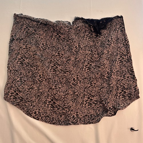 maurices Cami Top Lace Trim Animal Print Sleeveless / black Blouse XXL 2 total - Picture 5 of 12