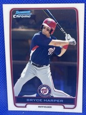 2012 Bowman Chrome Bryce Harper RC Rookie #BCP10 Phillies Nationals