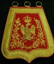 French Napoleonic "mounted artillery of the guard"officer Sabretache