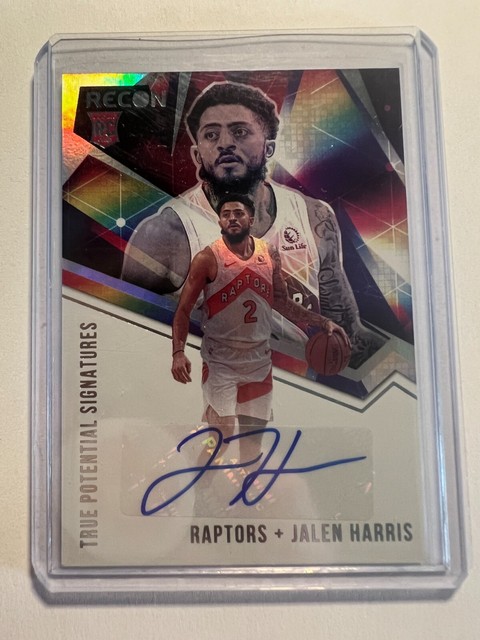 K7,787 - 2020-21 Panini Recon Rookie Recon Signatures #35 Jalen Harris Auto
