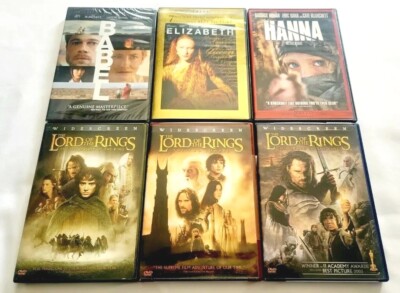 Babel (Sealed), Hannah, Elizabeth & Lord Of The Rings Trilogy DVD Cate Blanchett