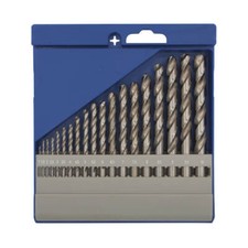 Set 19 punte per trapano HSS-G Rettificata elicoidali ferro misure da 1 a 10mm