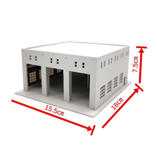 1:87 HO Scale Outland Models Railway Layout Model Train Engine House 3 Stall - Picture 4 of 14