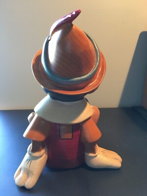 Walt Disney Pinocchio Wooden Statue Figurine | eBay