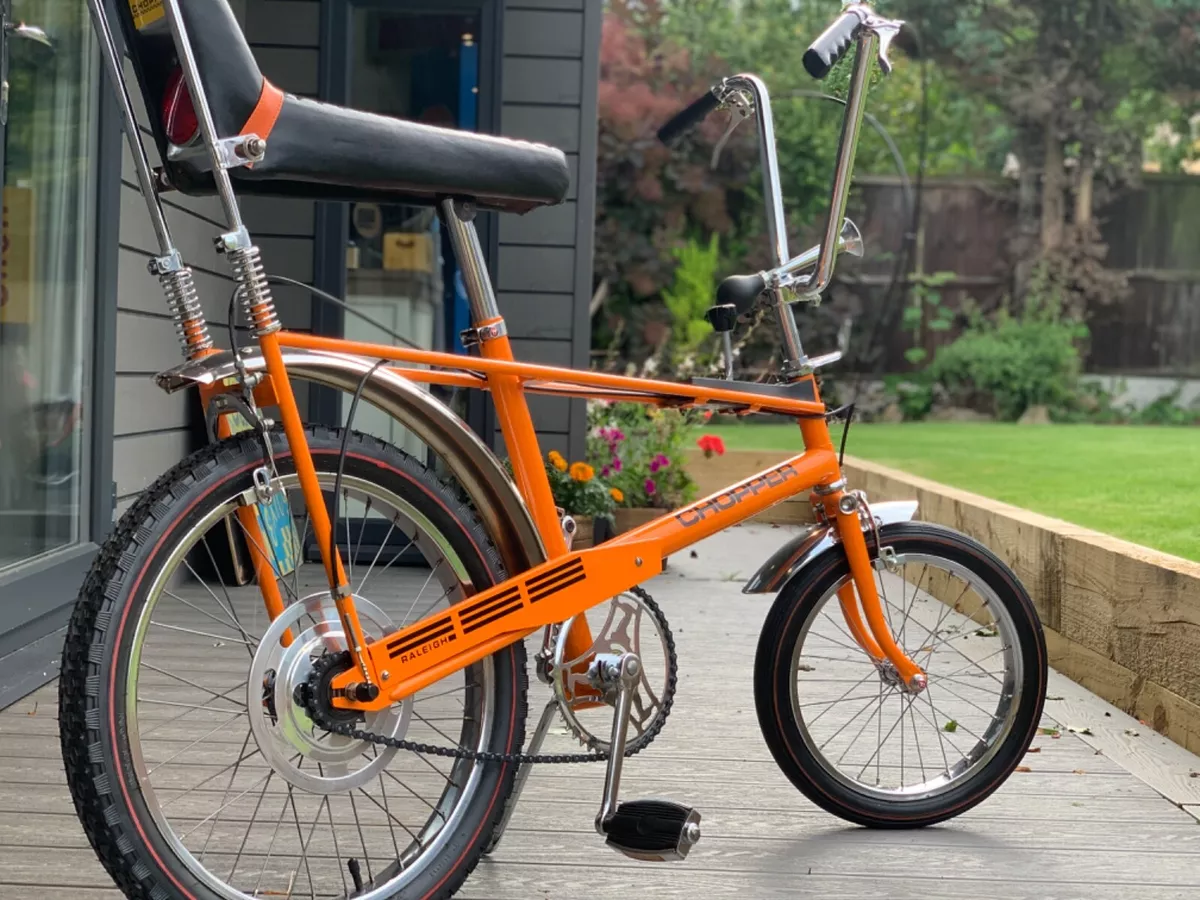 Orange raleigh best sale chopper
