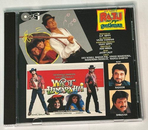 *Bollywood* Raju Ban Gaya Gentleman Waqt Hamara Hai Tips CD Hindi Nadeem Shravan