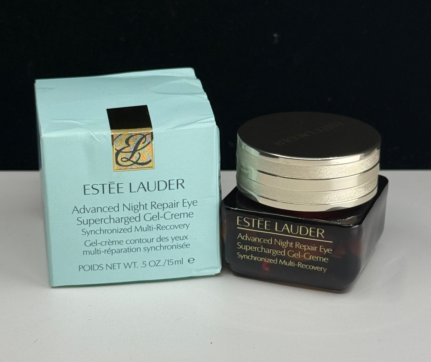 NEW Estee Lauder Advanced Night Repair Eye Supercharged Gel Creme 0.5 oz *CHECK