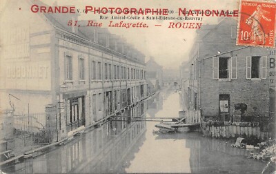 Carte Postale Ancienne - Saint-Etienne-du-Rouvray 1910 - Crue De La Seine - Environs De Rouen