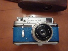 » TESTED Zorki 4 Camera 1964 Blue body - Leica copy