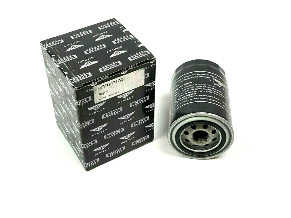 Filtro de aceite Bentley & Rolls Royce 07V1217A - genuino Foto 2 de 4