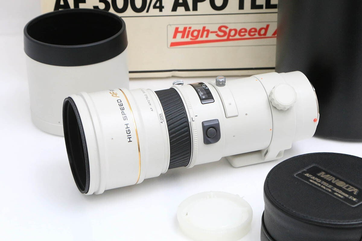 Exc++】Minolta AF APO Tele 300mm f/4 G High Speed Lens for A