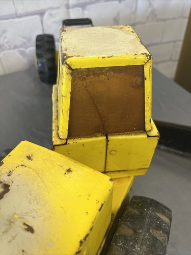 1970's Vintage Pressed Steel Mighty Tonka Road Grader - Picture 4 of 6