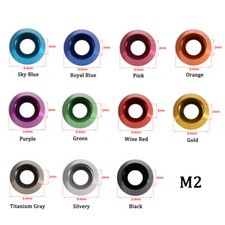 M2 M2.5 M3 M4 Aluminum Alloy Cone Cup Head Washers Gasket Fit for Bolts & Screws