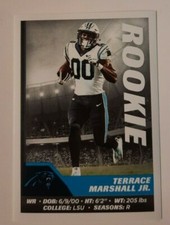 2021 Panini Sticker & Card Collection TERRACE MARSHALL JR Rookie RC sticker #448