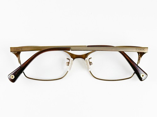 COACH HC 5041 Terri 9143 Satin Brown Sand 51-15-140 Eyeglasses Frames with Case - Picture 14 of 14