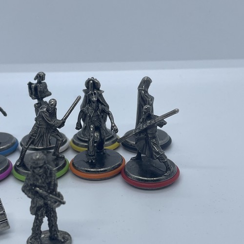 Monopoly Star Wars Saga Edition 2005 8 Pewter + 2 1998 Vintage LFL Tokens - Picture 3 of 14