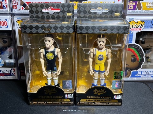 GSW STEPHEN CURRY 5" FUNKO VINYL GOLD CITY EDITION FIGURES COMMON & CHASE BUNDLE - Picture 2 of 9