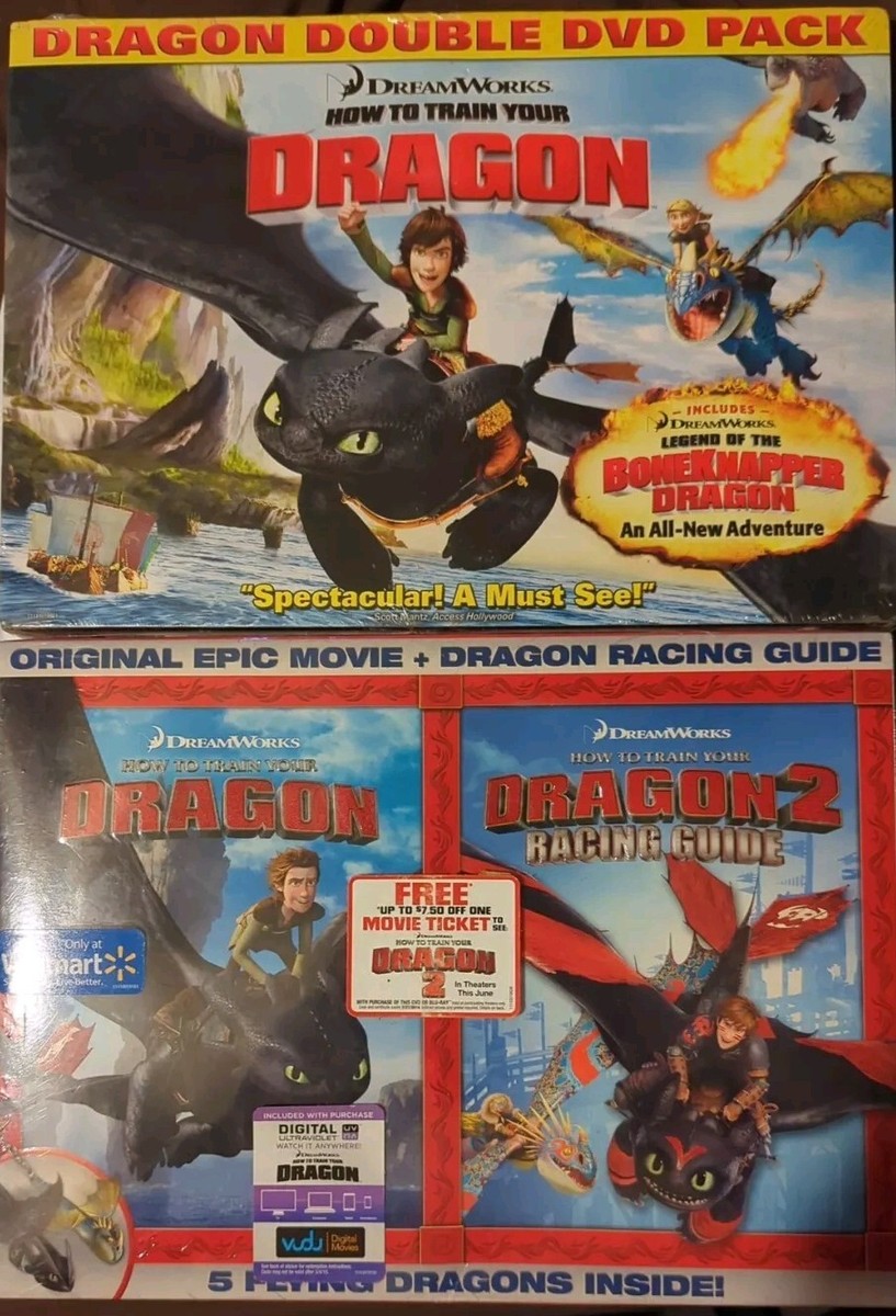 How to Train Your Dragon DVD & Legend of the Bonekeeper Dragon 2