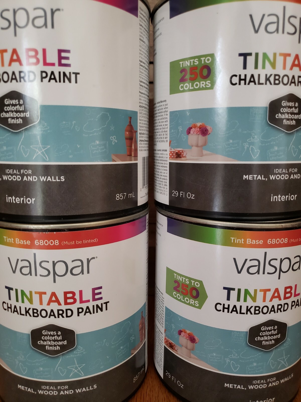 Valspar Tintable Chalkboard Paint Tint Base 68008 Interior (29 oz) 4