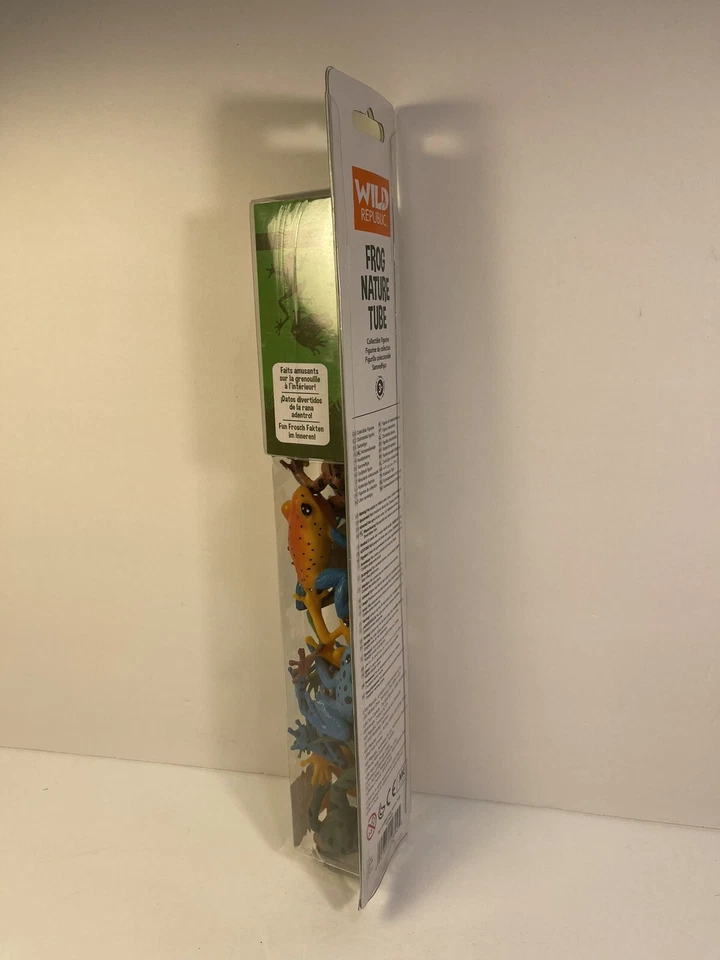 Tubo Natural Rana Repulica Salvaje NUEVO Naturaleza Juguetes para Niños Foto 2 de 4